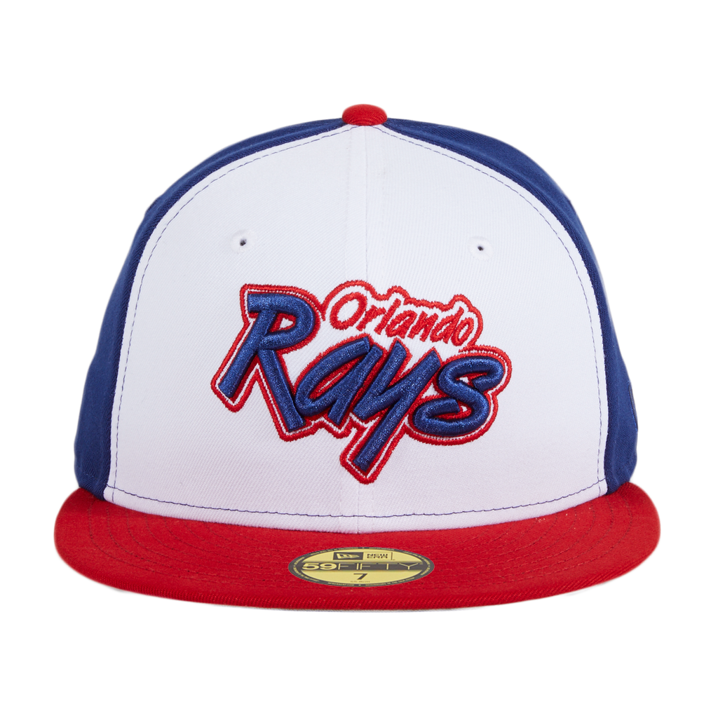 Exclusive New Era 59Fifty Orlando Rays Rail Hat - White, Royal, Red –  demo-hatclub
