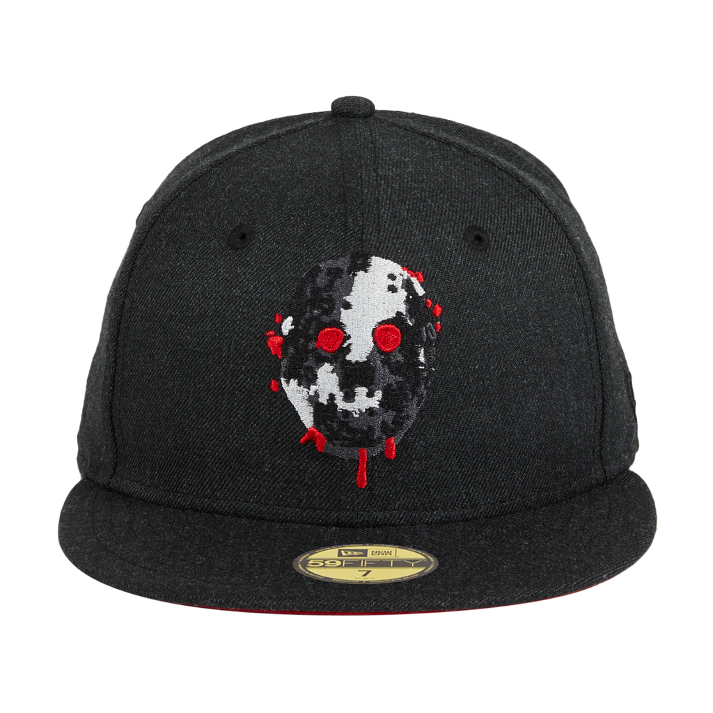New Era 59Fifty Jason Voorhees Bleed Hat Black Heather – demo