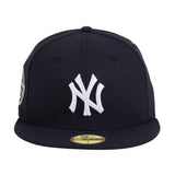 Exclusive New Era 59Fifty New York Yankees Inaugural Season 2009 Patch w/ Gray UV Hat - Navy, White