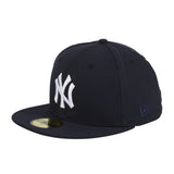 Exclusive New Era 59Fifty New York Yankees Inaugural Season 2009 Patch w/ Gray UV Hat - Navy, White