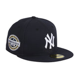 Exclusive New Era 59Fifty New York Yankees Inaugural Season 2009 Patch w/ Gray UV Hat - Navy, White