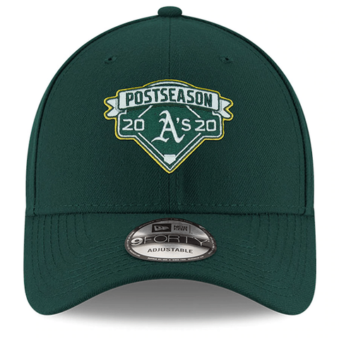 New Era 9Forty Oakland Athletics 2020 Postseason Velcro Hat - Green