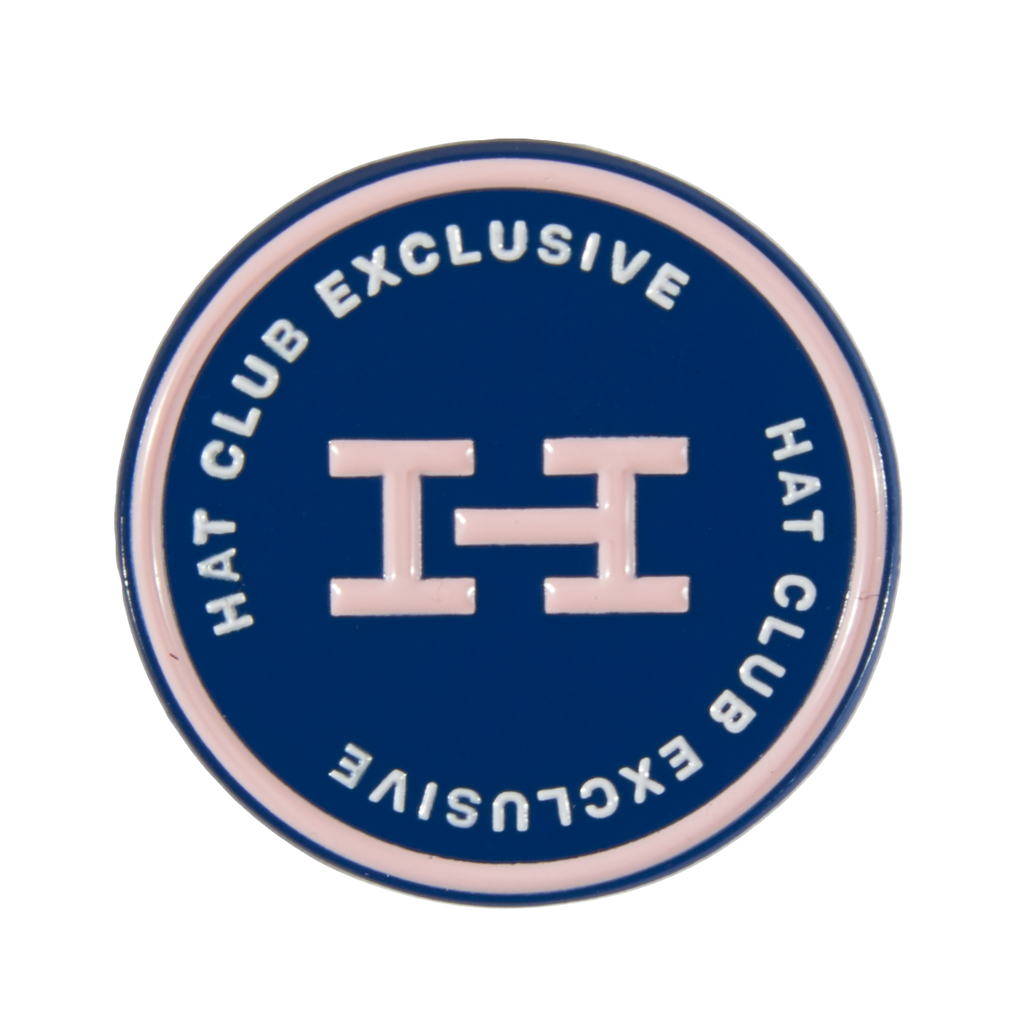 Hat Club Exclusive H Logo Pin - Royal, Pink