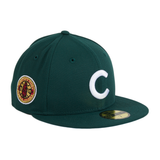 Exclusive New Era 59Fifty Chicago Cubs 1908 World Series Patch W/ Light Blue UV Hat - Green, White