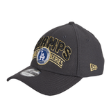 New Era 39Thirty Los Angeles Dodgers 2020 World Series Champions Stretch Fit Hat - Graphite