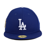 New Era 59Fifty Authentic Collection Los Angeles Dodgers 2020 World Series Champions Patch Hat - Royal