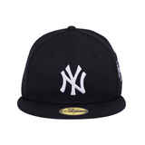 New Era 59Fifty New York Yankees 2000 World Series Patch Game Hat - Navy, White