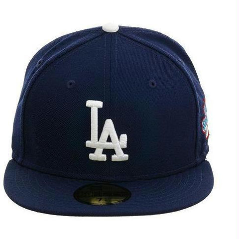 New Era 59FIFTY Los Angeles Dodgers 1988 World Series Patch Pink UV Hat - Royal Royal / 8