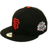 New Era 59Fifty San Francisco Giants 1989 World Series Game Hat - Black