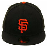 Exclusive New Era 59Fifty San Francisco Giants Game w/ Gray Undervisor Hat - Black, Orange