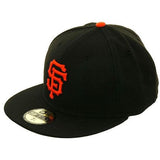 Exclusive New Era 59Fifty San Francisco Giants Game w/ Gray Undervisor Hat - Black, Orange