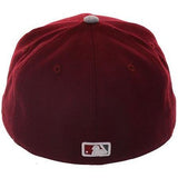 Exclusive New Era 59Fifty San Francisco Giants Hat - 2T Maroon, Heather Gray