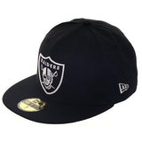 New Era 59Fifty Oakland Raiders Fitted Hat - Black, White