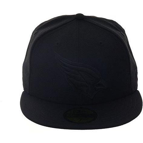 New Era 59Fifty Arizona Cardinals Hat - Black on Black