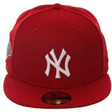 Exclusive New Era 59Fifty New York Yankees 1996 World Series Hat - Red, White