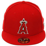 New Era 59Fifty Los Angeles Angels 2002 World Series Hat - Red