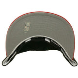 Hat Club Exclusive New Era 59Fifty Pittsburgh Pirates w/ Gray Undervisor Fitted Hat - 2T Black, Red