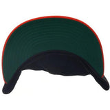 New Era 59Fifty Thrill SF DE Garlic Fry Man Fitted Hat - Black, Orange .