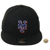 Exclusive New Era 59Fifty New York Mets 2000 Alternate 2 Fitted Hat - Black