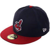 New Era Authentic Collection Cleveland Indians On-Field Home Fitted Hat