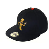 New Era 59Fifty Thrill SF Garlic Fry Man Fitted Hat - Black, Gold