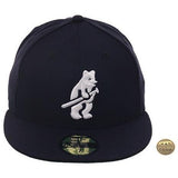 Exclusive New Era 59Fifty Chicago Cubs 1914 Hat - Navy