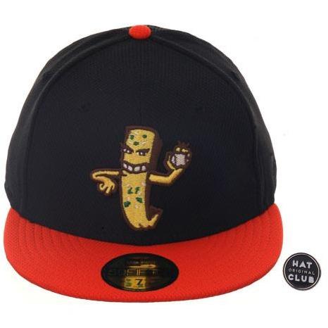 New Era 59Fifty Thrill SF DE Garlic Fry Man Fitted Hat - Black, Orange .