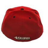 New Era 59Fifty San Fransisco 49ers Fitted Hat - 2T Red, Black