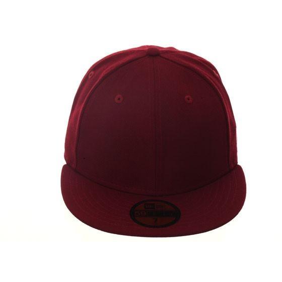 New Era 59Fifty Blank Fitted Hat - Cardinal