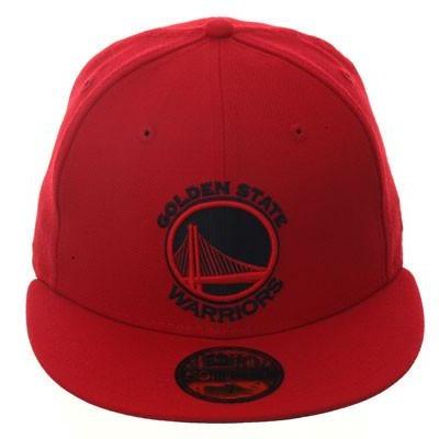 Exclusive New Era 59Fifty Golden State Warriors Hat - Red, Black