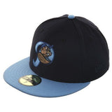 Hat Club Exclusive New Era Portland Beavers Fitted Hat - 2T Navy, Light Blue