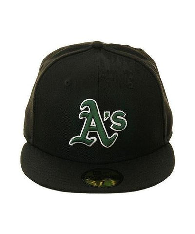 New Era 59Fifty Oakland Athletics Retro Hat - Black, Green, White