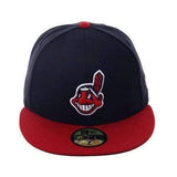 New Era Authentic Collection Cleveland Indians On-Field Home Fitted Hat